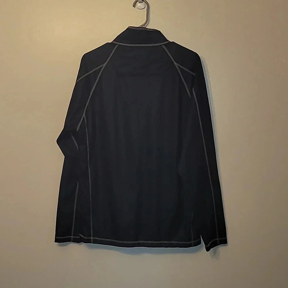 Men's SM Detroit Tigers corduroy pullover polo with chest zipper MLB LOT F8 - Picture 5 of 6